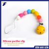 silicone teething baby pacifier beaded chain